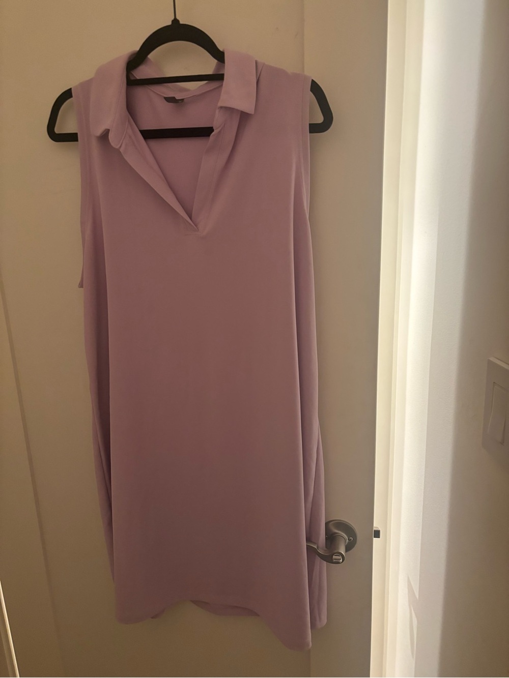 Joe Fresh Lavender Sleeveless Collared Shift Dress